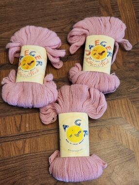 Rare Vintage Jaeger "Feather Fleck" Wool Knitting Yarn